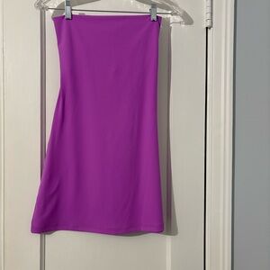 Susana Monaco Purple strapless tube dress Dress